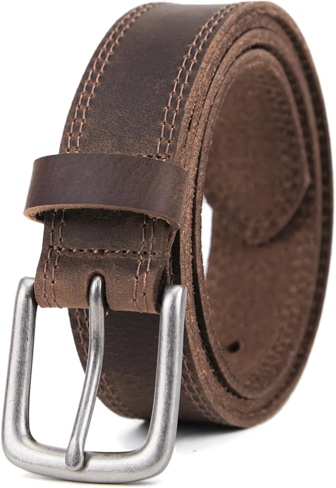 Genuine Leather Casual Everyday Jeans Belt - Image 3